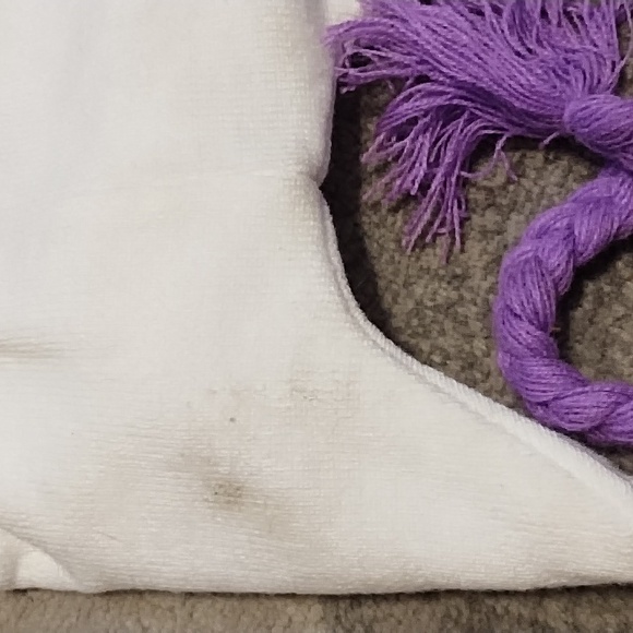 Hot Topic beanie FNAF White and Purple Bear Hat HELPY adults and child Ski - Picture 3 of 6